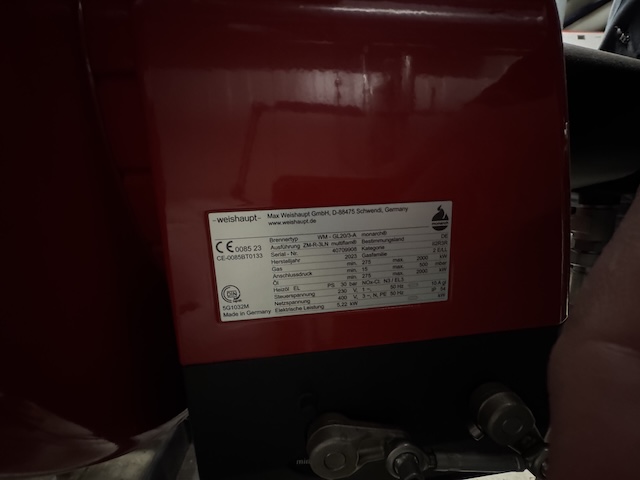 Zweistoffbrenner, Weishaupt / monarch, WM - GL.20/3-A – gebraucht - : lagertechnik Zweistoffbrenner, Weishaupt / monarch, WM - GL.20/3-A – gebraucht - : – Bild 4