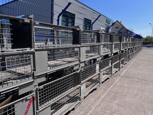 150 Eurogitterboxen, tauchfähig – gebraucht -: lagertechnik 150 Eurogitterboxen, tauchfähig – gebraucht -: – Bild 4