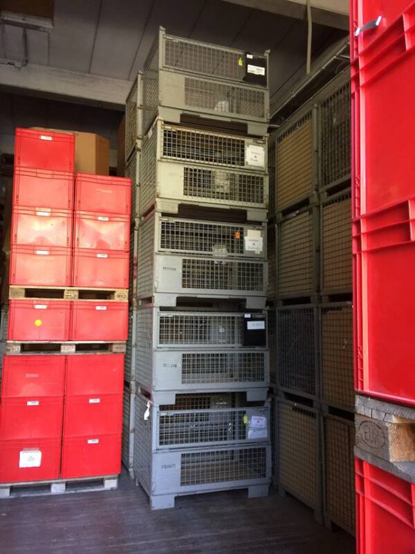 2 – 300 Stück, Eurogitterbox, tauschfähig  - gebraucht- : lagertechnik