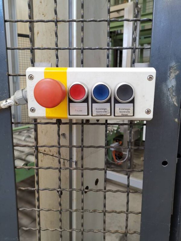 autom. Stretchwickler, Palettenwickler mit Fördertechnik– gebraucht - : – Bild 4