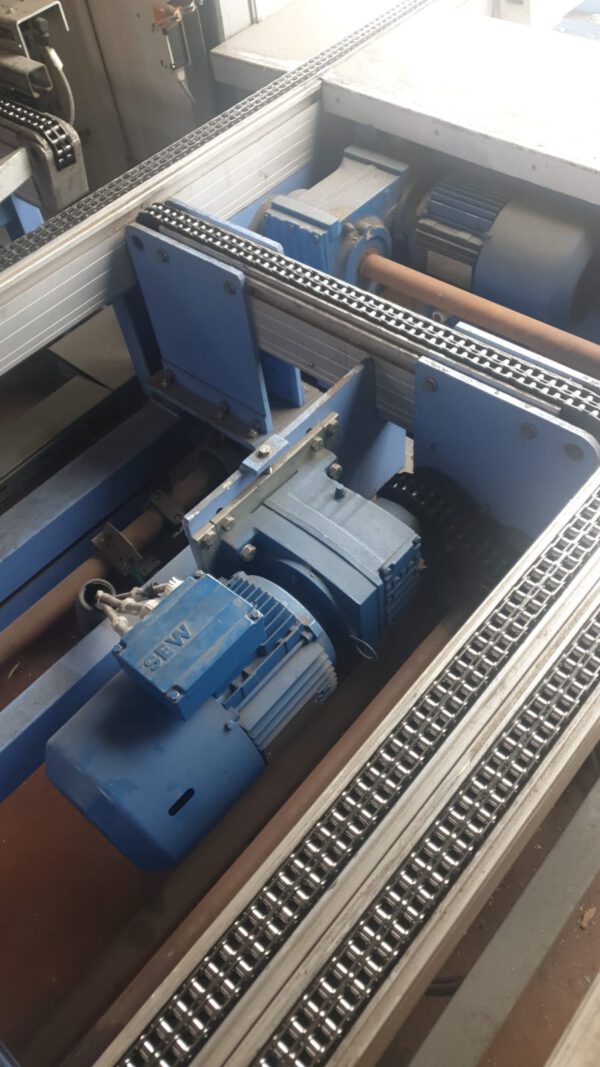 400m angetriebene Euro – Palettenfördertechnik, 1 Tonne / Palette - gebraucht - : – Bild 4