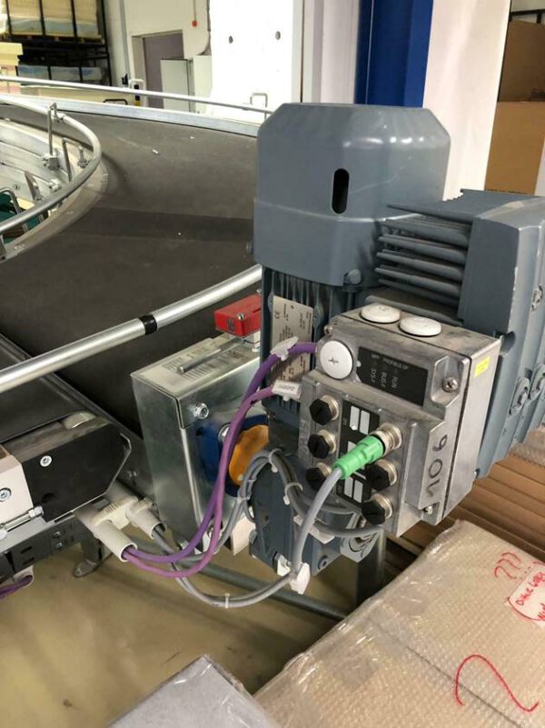 2 Stück Kurvengurtförderer 180 Grad, Helix für Steigbänder mit SEW – gebraucht -: – Bild 4