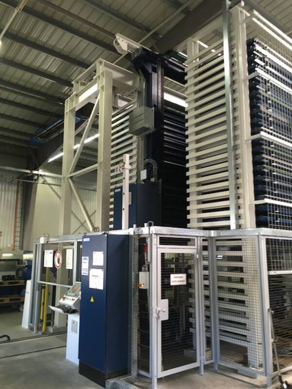 autom. Blechlager, STOPA, 3 to / Kassette, bis 733 Paletten, für Bleche im Mittelformat 1,50m x 3m – gebraucht - : – Bild 4