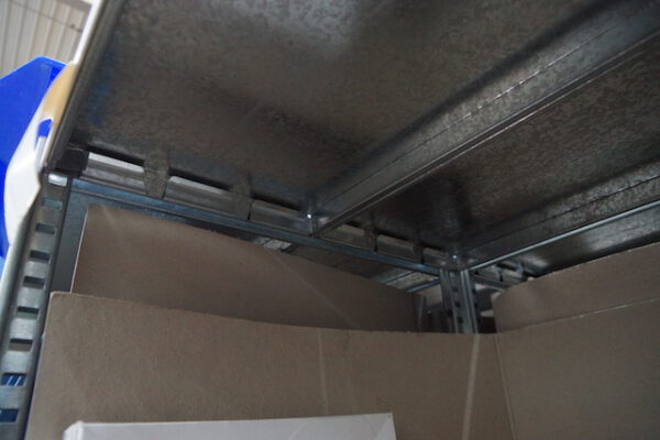 Fachbodenregale, Stecksystem, Hersteller dalminels, 1,30m x 0,60m (andere Maße erhältlich), Rahmenhöhe 2,20m (andere Höhen erhältlich) – Neuware - : – Bild 4