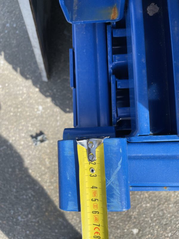 200 Stück Tiefensteg / Tiefenauflage für Palettenregal (ideal für den Einsatz Spanplatten Stärke von 38 - 40 mm) – gebraucht – : – Bild 4