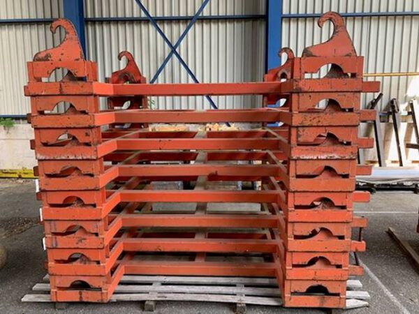 16 Stück Blechlagerstapeljoche für Klein- und Großformat mit Traverse – gebraucht - : – Bild 4