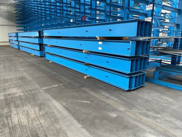 Kragarmregal, OHRA, zweiseitig, 7,40m hoch, Armlänge 1,25m, 1,20 Tonnen pro Arm, 14.641kg pro Rahmen, – gebraucht - : – Bild 4