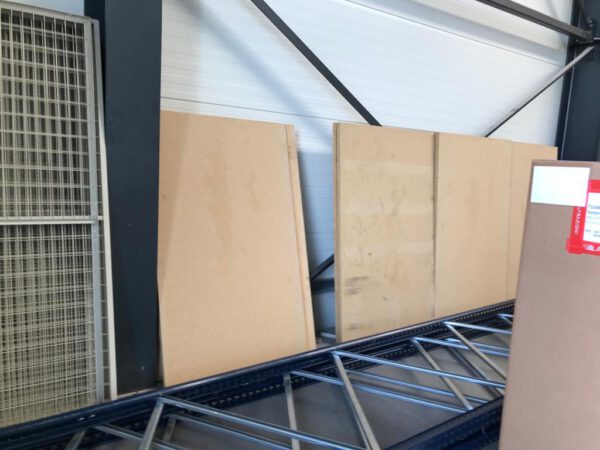 Palettenregal, 33 Palettenplätze, 7,10m Höhe, 2,70er Traversen mit Rückwandgitter und Holzböden – gebraucht – : lagertechnik