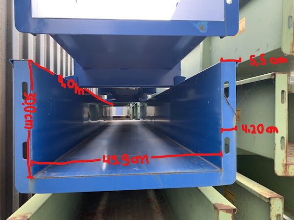 20 Sück, 4m Langgutkassette, bzw. Gestelle zur Lagerung und Transport von Langgut, Bito – gebraucht - : – Bild 4