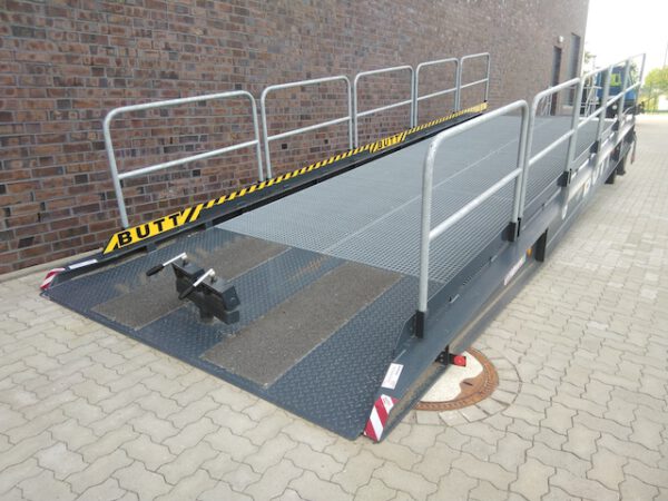 Mobile Vorderachsrampe, Butt, 9m lang, 10 To., Frontseitenbeladung – gebraucht - : – Bild 4