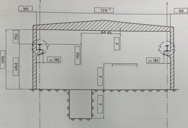 ABUS Einträgerlaufkran ELV, 10 to., 7,31m Spannweite – gebraucht - : – Bild 5