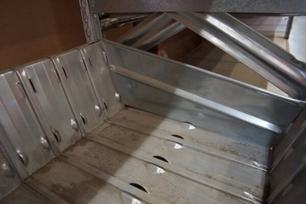 Fachbodenregale, Regatix bzw. METALSISTEM, Super 1-2-3, Regaltiefe ca. 50cm, Feldlänge 1,20m, gesamt ca. 1.000 Felder – gebraucht - : – Bild 5