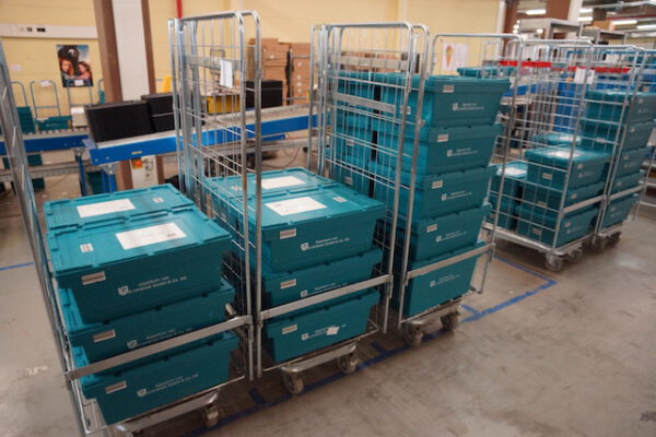 50 Stück Rollwagen, Kommissionierwagen, faltbar, nestbar, verzinkt, z.B. für Kisten - gebraucht - : – Bild 5