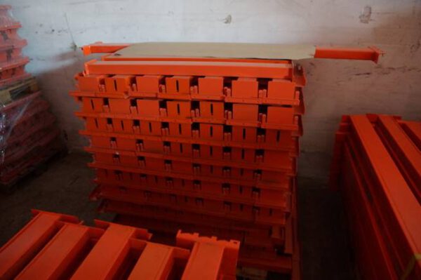 Palettenregal, SLP, Rahmen 1,66 bis 4m, viele Traversen – gebraucht - : – Bild 5