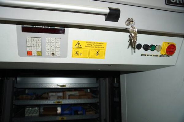 3 x Liftsysteme, Kardex, Höhe 9,40m (kürzbar), ca. 200kg / Tablar, Maße pro Tablar: 0,82 x 1,25m – gebraucht -: – Bild 5