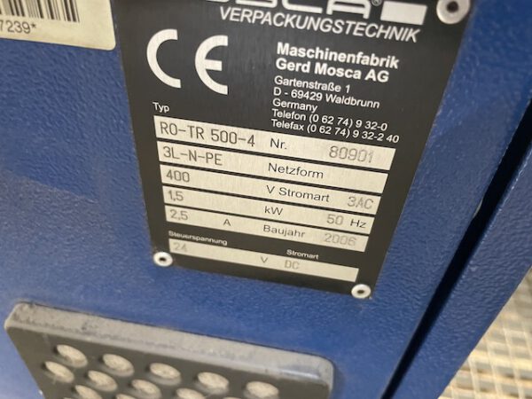 Kartonumreifer, Mosca, vollautom.  – gebraucht - : – Bild 5