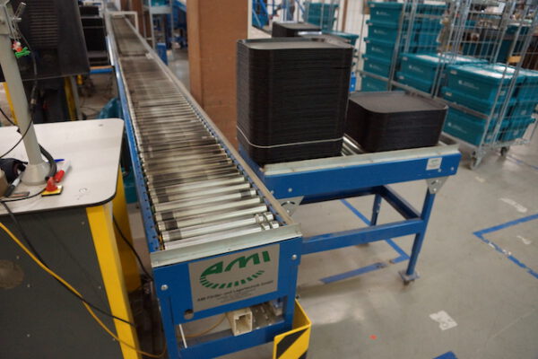 Komplette Fördertechnikanlage, ca. 200m, Rollenbreite 40 und 60cm - gebraucht - : – Bild 5