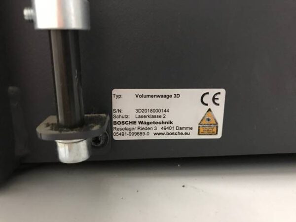 Volumenmesswaage CartonCube Laser 600 mit Zubehör (u.a. Kamera) - gebraucht - : lagertechnik