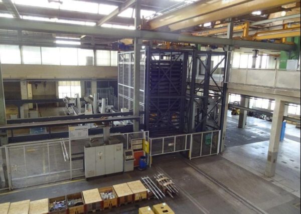 CNC Blech Hochregallager, FMG,  zur vollautomatischen Bestückung von 2 Laser Maschinen - gebraucht - : – Bild 5