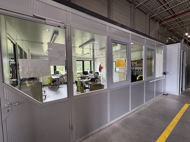 Lagerbüros, Raum-im-Raum-System, ca. 150m2, mehrere Räume – gebraucht - : lagertechnik Lagerbüros, Raum-im-Raum-System, ca. 150m2, mehrere Räume – gebraucht - : – Bild 5