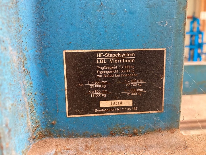 ca. 320 Stück, HF Stapelsystem, Stapeljoche – gebraucht - : lagertechnik ca. 320 Stück, HF Stapelsystem, Stapeljoche – gebraucht - : – Bild 5