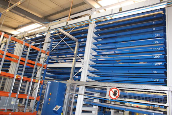 automatisches Blechlager, Stopa, für Bleche max. 1,50m x 3m, 3 To. Kassette, 299 Stellplätze, – gebraucht - : – Bild 5