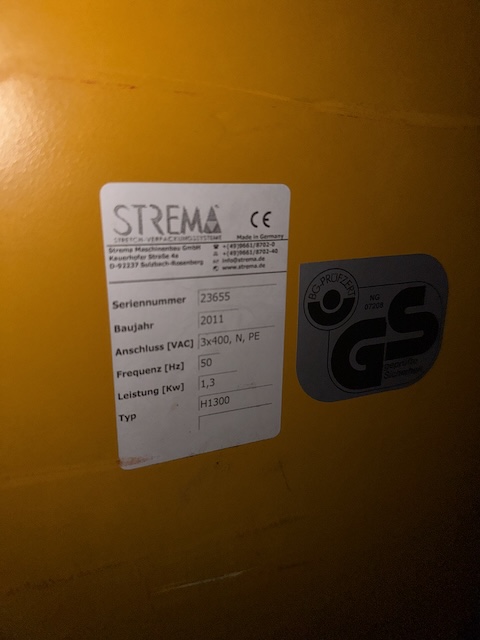 Palettenwickler, Stretchmaschine für Paletten, Strema, H 1300 – gebraucht - : lagertechnik Palettenwickler, Stretchmaschine für Paletten, Strema, H 1300 – gebraucht - : – Bild 3