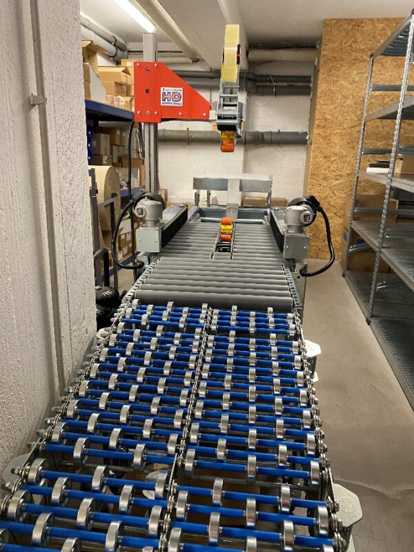 Kartonverschließmaschine, bzw. kleine Linie zum Kartonverschließen, H+D,  – wie NEU - : – Bild 5