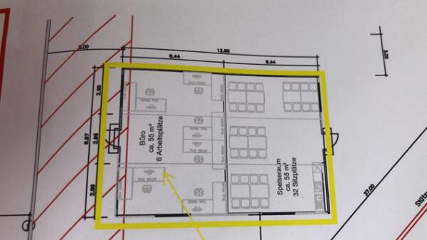 Containeranlage 3 Container, 40 Fuß hochwertige Bürocontainer, ALHO - gebraucht - : lagertechnik