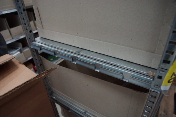 Fachbodenregale, Stecksystem, Hersteller dalminels, 1,30m x 0,60m (andere Maße erhältlich), Rahmenhöhe 2,20m (andere Höhen erhältlich) – Neuware - : – Bild 5