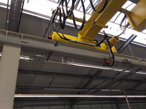 2 to. Deckenbrückenkran mit eigenem Stützen, Stahl, Breite 7m – gebraucht – : – Bild 10
