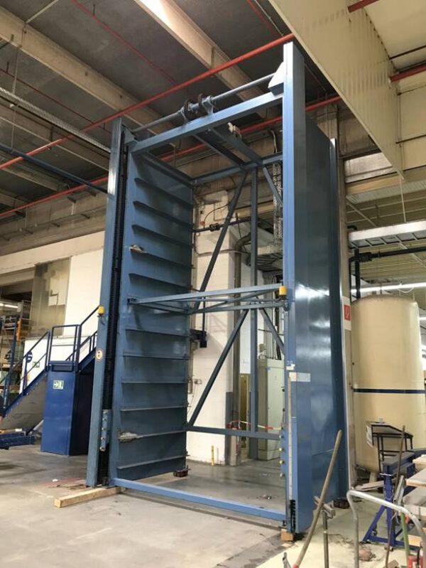 DORNIEDEN Blechlagerturm für Blechtafeln 1,50 x 3m, max. 12 Kassetten, 1,5to / Kassette – gebraucht - : – Bild 5