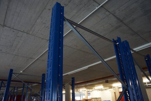 Palettenregal, SLP, max. 184 Palettenstellplätze, Rahmenhöhen ca. 2,72m – gebraucht - : lagertechnik