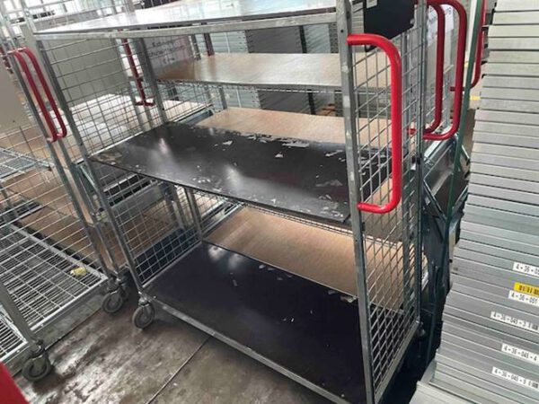 25 Stück Rollwagen, Kommissionierwagen, Wanzl - gebraucht - : – Bild 5