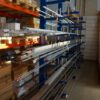 4 x 4er Kragarmregale, einseitig, 3m hoch, Arme 0,60m – gebraucht - : – Bild 5