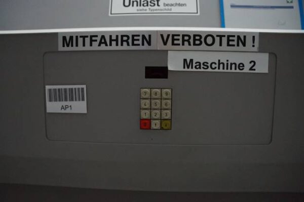 Lagerpaternoster, Kardex, 400kg / Gondel, Höhe ca. 9,40m – gebraucht -: lagertechnik