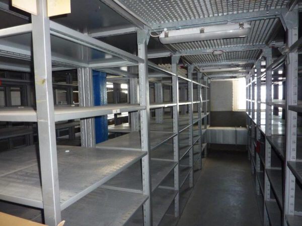 Fachbodenregalanlage, SSI Schäfer R4000, 400kg Fachlast mit verbautem Durchlaufregal / Bereitstellregal und Aufzug!! – gebraucht - : – Bild 5