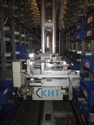 Behälterförder- und –sortieranlage (niedriges AKL), mit mind. 1,2km Fördertechnik – gebraucht -: lagertechnik