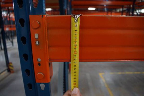 Palettenregal, Jungheinrich Hubertus, max. 1.232  Palettenstellplätze, Rahmenhöhen ca. 4,50m bis 5m, mind. 600kg pro Palette – gebraucht - : – Bild 5