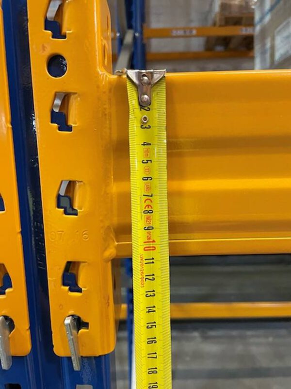 Palettenregal, Jungheinrich, ca. 6,10m hoch, 800kg / Palette, max. 2.600 Stellplätze – gebraucht – : – Bild 5
