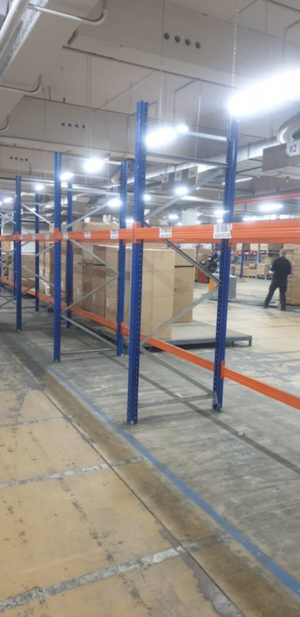 Palettenregale, ca. 3m hoch, 1.000kg/Palette, max. 1.455 Stellplätze – gebraucht – : – Bild 6