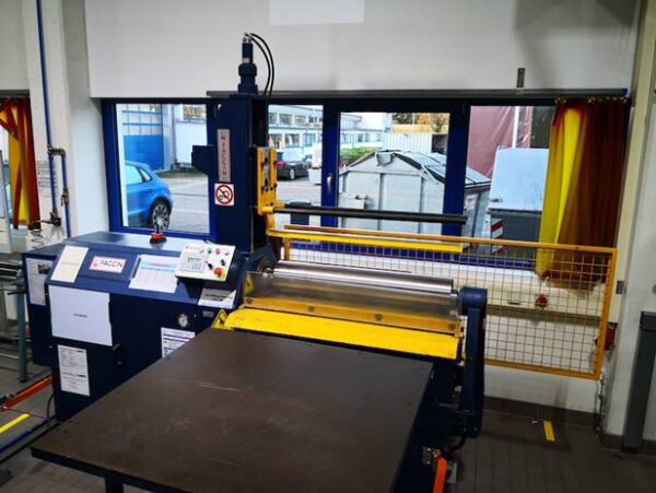 Zweiwalzen Rundbiegemaschine HCU 1050x2, Faccin (Italien) – gebraucht - : lagertechnik