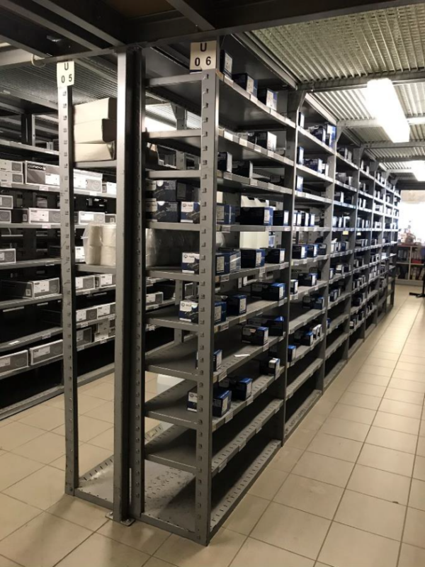 Fachbodenregalanlage, SSI Schäfer Regalanlage R 4000, 2 Ebenen – gebraucht - : – Bild 6