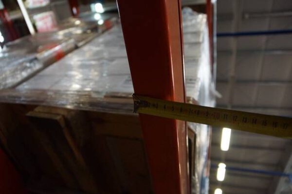 Palettenregal mit Quereinlagerung, SLP, bis zu 4.300 Stellplätze, 1.000kg / Palette, 7,50m hoch, mit Tiefenstegen– gebraucht - : – Bild 5