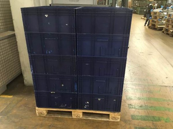 über 1.300 St, Allibert VDA R-KLT 6429 = 600x400x280mm, stapelbar – gebraucht - : – Bild 6