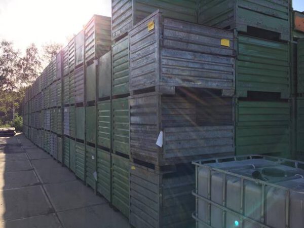 über 800 St. Metallbehälter bzw. Boxen (Typ: 1289, 866,853, 186, 1286) bzw. für Langgut, stapelbar - gebraucht- : – Bild 6