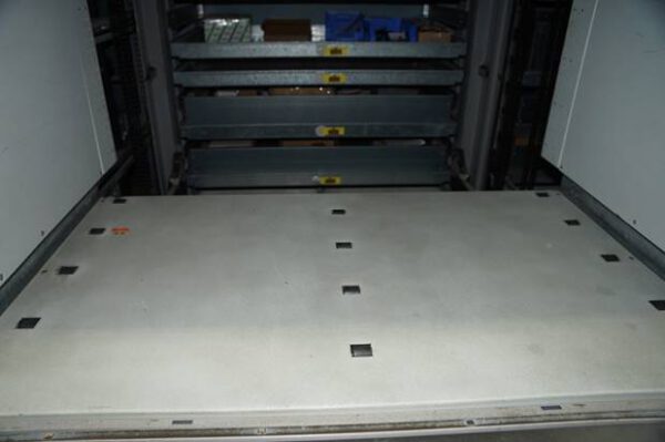 3 x Liftsysteme, Kardex, Höhe 9,40m (kürzbar), ca. 200kg / Tablar, Maße pro Tablar: 0,82 x 1,25m – gebraucht -: – Bild 6