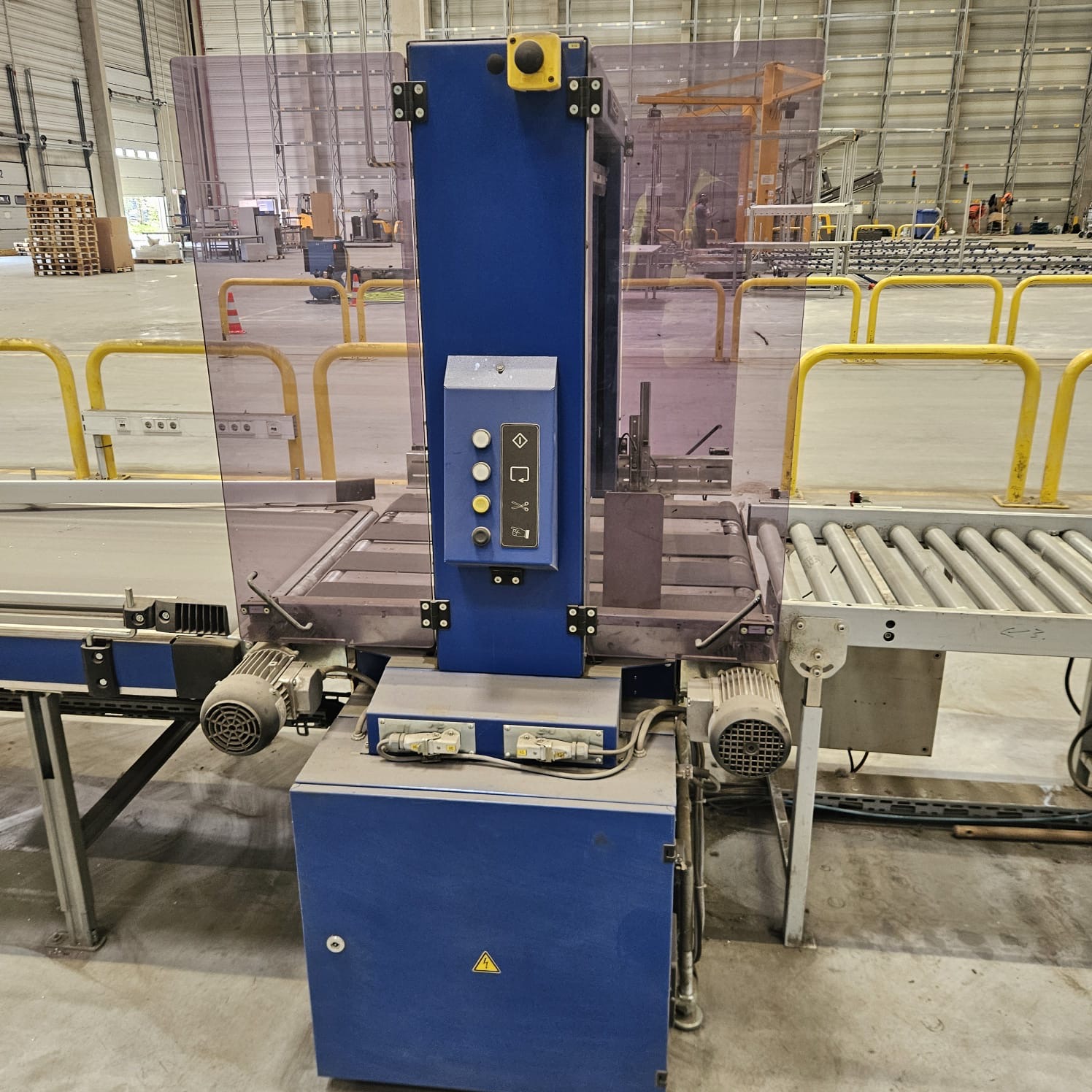 3x autom. Kartonumreifer, Mosca, RO-TR900-4 – gebraucht - : lagertechnik 3x autom. Kartonumreifer, Mosca, RO-TR900-4 – gebraucht - : – Bild 2