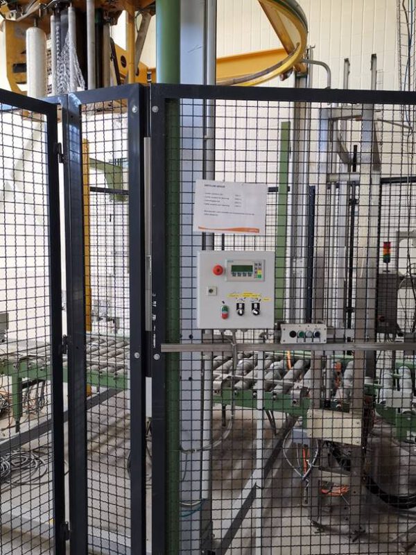 autom. Stretchwickler, Palettenwickler mit Fördertechnik– gebraucht - : – Bild 6