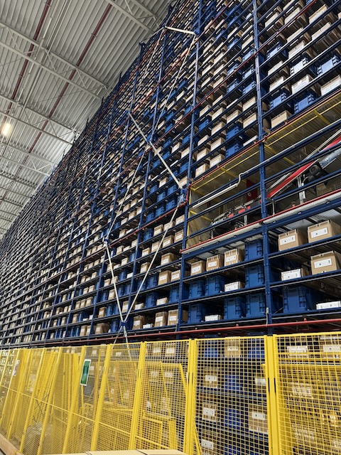 Rahmen aus einem AKL, Stow, 6,m / 12m / 18m, leichte Traversen, Blechstege - gebraucht - : lagertechnik Rahmen aus einem AKL, Stow, 6,m / 12m / 18m, leichte Traversen, Blechstege - gebraucht - : – Bild 6
